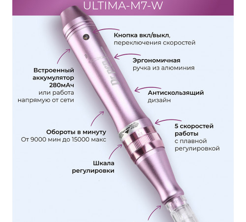 Аппарат для фракционной мезотерапии микроштампинга М7-В